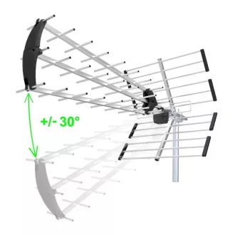 EVOLVEO Flexi 2, passzív kültéri DAB /DVB-T2 antenna, LTE, 4G, 5G szűrő