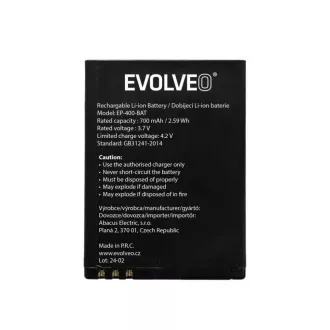 EVOLVEO eredeti akkumulátor 700 mAh az EasyPhone ID készülékhez
