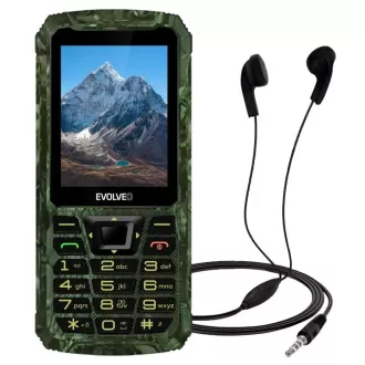 EVOLVEO StrongPhone Z6, vízálló tartós Dual SIM telefon, vadász álcázás