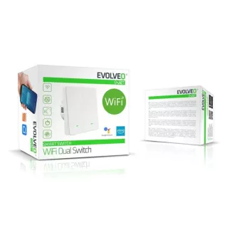 EVOLVEO WiFi Dual Switch, intelligens kapcsoló