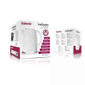 Salente IceQueen, elektromos vízforraló 1, 7 l, rozsdamentes acél, fehér Salente IceQueen, elektromos vízforraló 1, 7 l, rozsdamentes acél, fehér