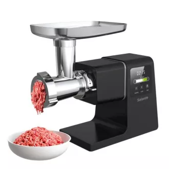 Salente MeatPlus húsdaráló érintőképernyővel, fekete színben
