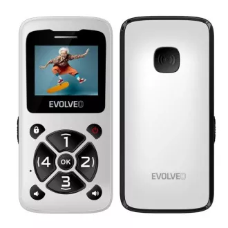 EVOLVEO Mobiltelefon időseknek EasyPhone ID, fehér EVOLVEO Mobiltelefon időseknek EasyPhone ID, fehér