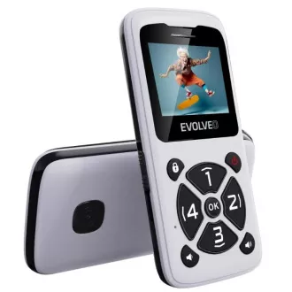 EVOLVEO Mobiltelefon időseknek EasyPhone ID, fehér EVOLVEO Mobiltelefon időseknek EasyPhone ID, fehér