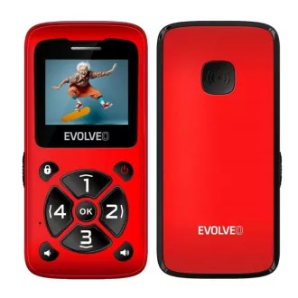 EVOLVEO Mobiltelefon időseknek EasyPhone ID, piros színben EVOLVEO Mobiltelefon időseknek EasyPhone ID, piros színben