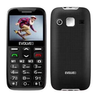 EVOLVEO EasyPhone XR, mobiltelefon idősek számára töltőállvánnyal, fekete színű EVOLVEO EasyPhone XR, mobiltelefon idősek számára töltőállvánnyal, fekete színű