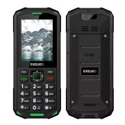 EVOLVEO StrongPhone X5, vízálló, tartós Dual SIM telefon, fekete-zöld