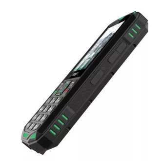 EVOLVEO StrongPhone X5, vízálló, tartós Dual SIM telefon, fekete-zöld