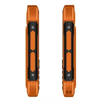 EVOLVEO StrongPhone H1, vízálló, tartós Dual SIM telefon, narancssárga színben