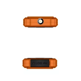 EVOLVEO StrongPhone H1, vízálló, tartós Dual SIM telefon, narancssárga színben