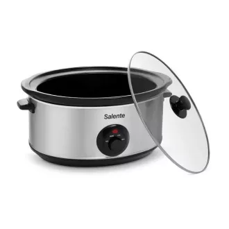 Salente HotPot, lassú tűzhely, 6,5 l, rozsdamentes acélból készült Salente HotPot, lassú tűzhely, 6,5 l, rozsdamentes acélból készült