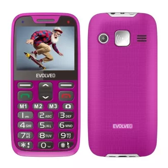EVOLVEO EasyPhone XR, mobiltelefon idősek számára töltőállvánnyal, rózsaszínű EVOLVEO EasyPhone XR, mobiltelefon idősek számára töltőállvánnyal, rózsaszínű