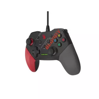 A4tech Bloody GP30, játékvezérlő, USB, fekete és piros A4tech Bloody GP30, játékvezérlő, USB, fekete és piros