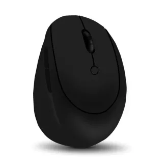 EVOLVEO LadyErgo, csendes, függőleges ergonomikus egér, 2.4GHz, fekete