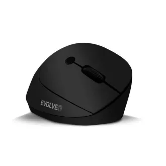 EVOLVEO LadyErgo, csendes, függőleges ergonomikus egér, 2.4GHz, fekete