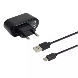 EVOLVEO USB-C töltő mobiltelefonokhoz, fekete színben