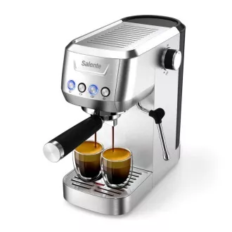Salente Coffio, karos kávéfőző, rozsdamentes acélból készült