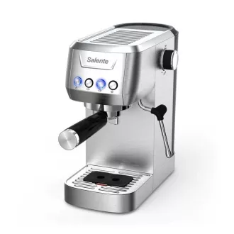 Salente Coffio, karos kávéfőző, rozsdamentes acélból készült