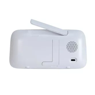 EVOLVEO Baby Monitor N5, Videós bébiőr készlet 360°-os megfigyeléssel, kétirányú kommunikációval és altatódalokkal, kék színű