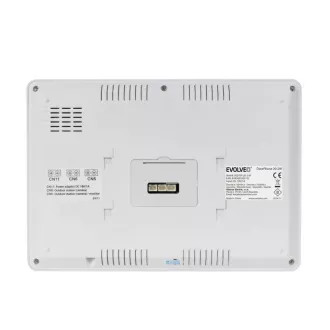 EVOLVEO DoorPhone 20-2W - 2-vezetékes videotelefon alkalmazással két háztartás számára és 32 GB memóriával