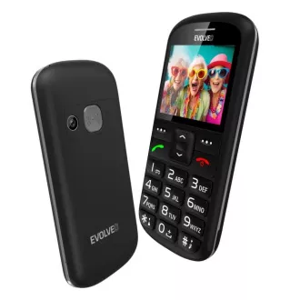 EVOLVEO EasyPhone XS, mobiltelefon idősek számára, fekete színű EVOLVEO EasyPhone XS, mobiltelefon idősek számára, fekete színű