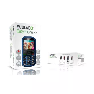 EVOLVEO EasyPhone XS, mobiltelefon időseknek, kék színű EVOLVEO EasyPhone XS, mobiltelefon időseknek, kék színű