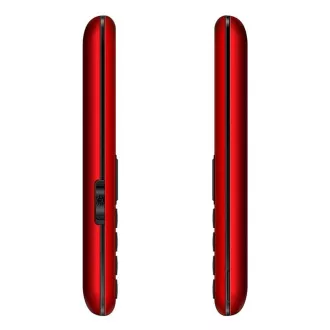 EVOLVEO EasyPhone XS, mobiltelefon időseknek, piros színű