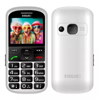 EVOLVEO EasyPhone XS, mobiltelefon időseknek, fehér színű EVOLVEO EasyPhone XS, mobiltelefon időseknek, fehér színű