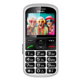 EVOLVEO EasyPhone XS, mobiltelefon időseknek, fehér színű EVOLVEO EasyPhone XS, mobiltelefon időseknek, fehér színű