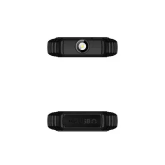 EVOLVEO StrongPhone Q1, vízálló, tartós Dual SIM telefon, fekete és narancssárga színben