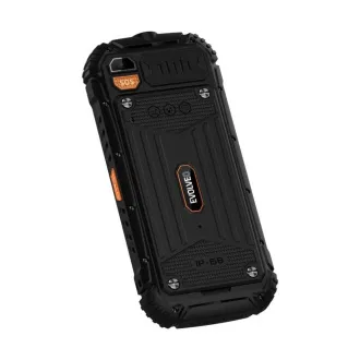 EVOLVEO StrongPhone Q1, vízálló, tartós Dual SIM telefon, fekete és narancssárga színben - Felbontott