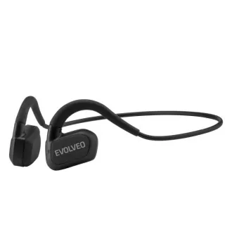 EVOLVEO BonePro MP3 32GB vezeték nélküli fejhallgató, arccsont, fekete