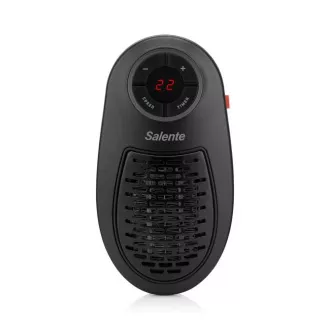 Salente HotHeat, forró levegő mini ventilátor, 500 W, fekete