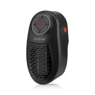 Salente HotHeat, forró levegő mini ventilátor, 500 W, fekete