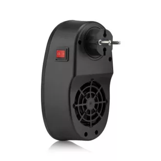 Salente HotHeat, forró levegő mini ventilátor, 500 W, fekete