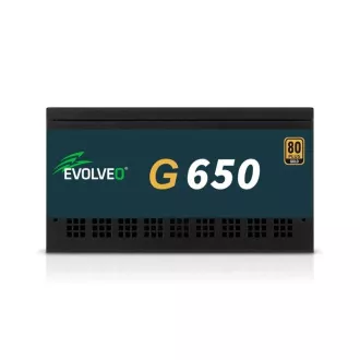 EVOLVEO G650 tápegység 650W, 80  GOLD, ATX 3.1, aPFC, 140 mm-es ventilátorral