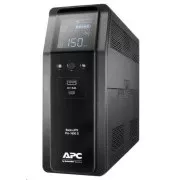 APC Back-UPS Pro BR 1600VA, szinuszos, 8 kivezetés, AVR, LCD interfész (960W)