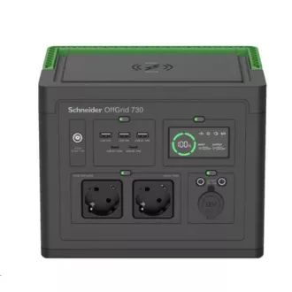 APC Schneider OffGrid hordozható erőmű 730, 738Wh Li-ion, 2 Schuko, szinuszhullámú, APC Schneider OffGrid hordozható erőmű 730, 738Wh Li-ion, 2 Schuko, Sinewave