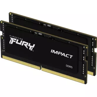 KINGSTON SODIMM DDR5 32GB (2 darabos készlet) 4800MT/s CL38 FURY Impact