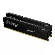 KINGSTON DDR5 64GB DIMM (2 darabos készlet) 5200MT/s CL36 FURY Beast Black EXPO