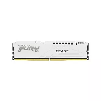 KINGSTON DDR5 DIMM 16GB 5200MT/s CL40 FURY Beast Fehér XMP