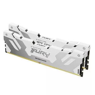 KINGSTON DDR5 32GB DIMM (2 darabos készlet) 6400MT/s CL32 FURY Renegade White XMP