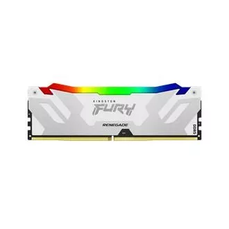 KINGSTON DDR5 DIMM 16GB 6400MT/s CL32 FURY Renegade White RGB XMP XMP KINGSTON DDR5 DIMM 16GB 6400MT/s CL32 FURY Renegade White RGB XMP XMP