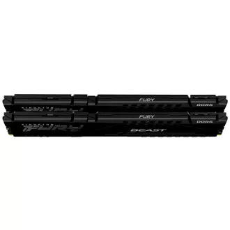 KINGSTON DDR5 32GB DIMM (2 darabos készlet) 6000MT/s CL30 ECC FURY Beast EXPO FEKETE KINGSTON DDR5 32GB DIMM (2 darabos készlet) 6000MT/s CL30 ECC FURY Beast EXPO FEKETE