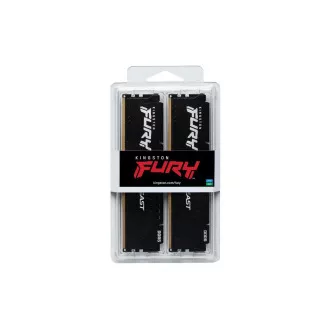 KINGSTON DDR5 32GB DIMM (2 darabos készlet) 6000MT/s CL30 ECC FURY Beast EXPO FEKETE KINGSTON DDR5 32GB DIMM (2 darabos készlet) 6000MT/s CL30 ECC FURY Beast EXPO FEKETE