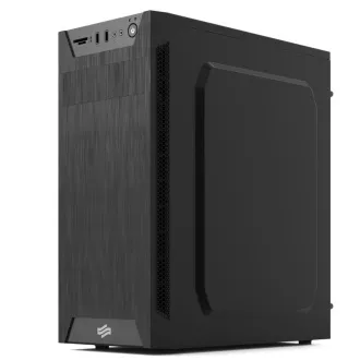 SilentiumPC MidT Armis AR1 Pure Black / SD olvasó / 2x USB 3.0 / 1x 80mm ventilátor / fekete SilentiumPC MidT Armis AR1 Pure Black / SD olvasó / 2x USB 3.0 / 1x 80mm ventilátor / fekete