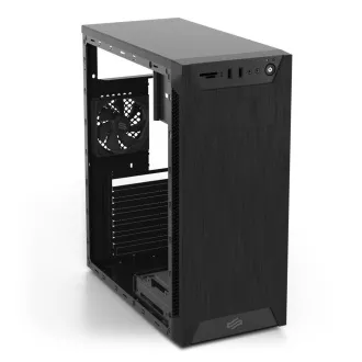 SilentiumPC MidT Armis AR1 Pure Black / SD olvasó / 2x USB 3.0 / 1x 80mm ventilátor / fekete SilentiumPC MidT Armis AR1 Pure Black / SD olvasó / 2x USB 3.0 / 1x 80mm ventilátor / fekete