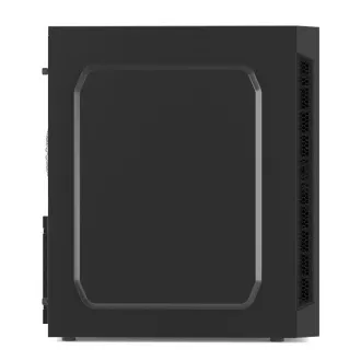 SilentiumPC MidT Armis AR1 Pure Black / SD olvasó / 2x USB 3.0 / 1x 80mm ventilátor / fekete SilentiumPC MidT Armis AR1 Pure Black / SD olvasó / 2x USB 3.0 / 1x 80mm ventilátor / fekete