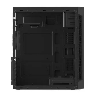 SilentiumPC MidT Armis AR1 Pure Black / SD olvasó / 2x USB 3.0 / 1x 80mm ventilátor / fekete SilentiumPC MidT Armis AR1 Pure Black / SD olvasó / 2x USB 3.0 / 1x 80mm ventilátor / fekete