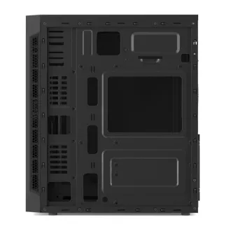 SilentiumPC MidT Armis AR1 Pure Black / SD olvasó / 2x USB 3.0 / 1x 80mm ventilátor / fekete SilentiumPC MidT Armis AR1 Pure Black / SD olvasó / 2x USB 3.0 / 1x 80mm ventilátor / fekete